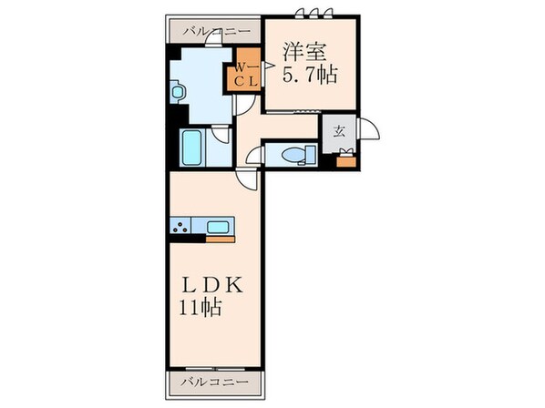 ShaMaison Vivaceの物件間取画像